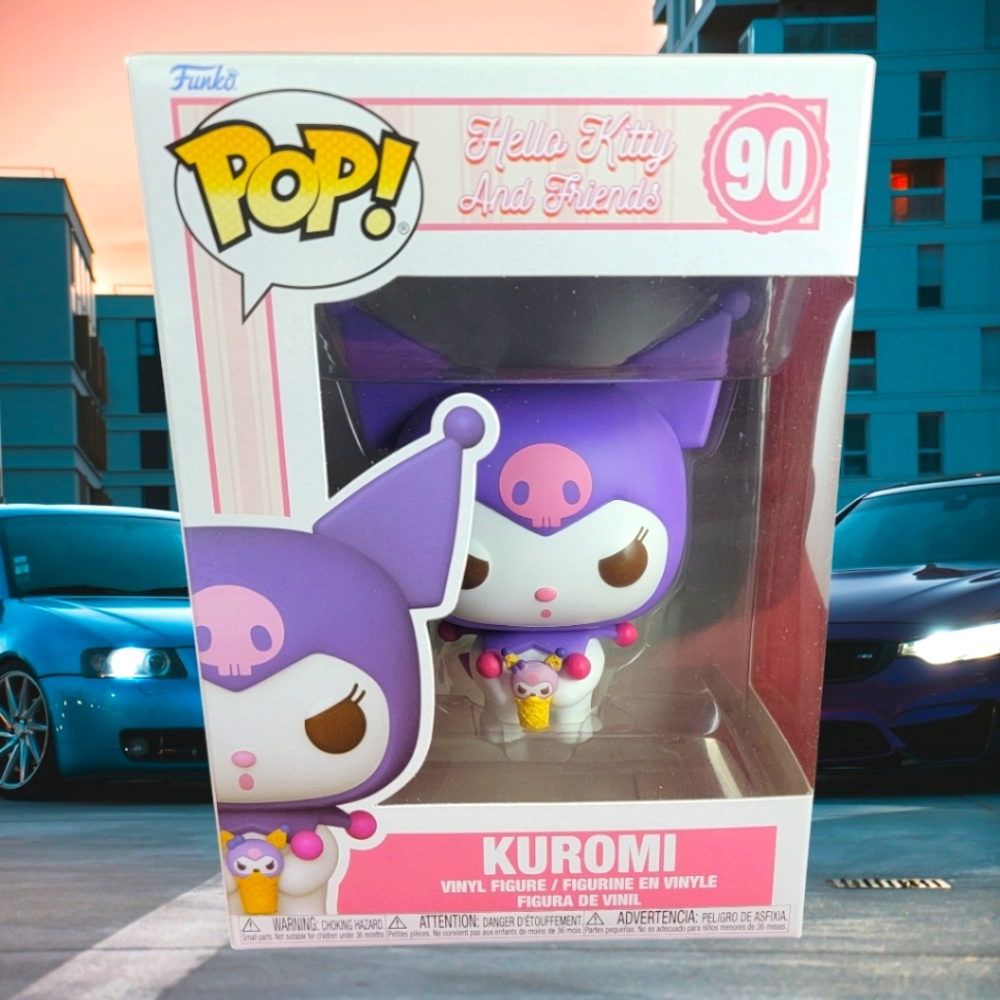 Kuromi funko # 90 (nib) With pop protector